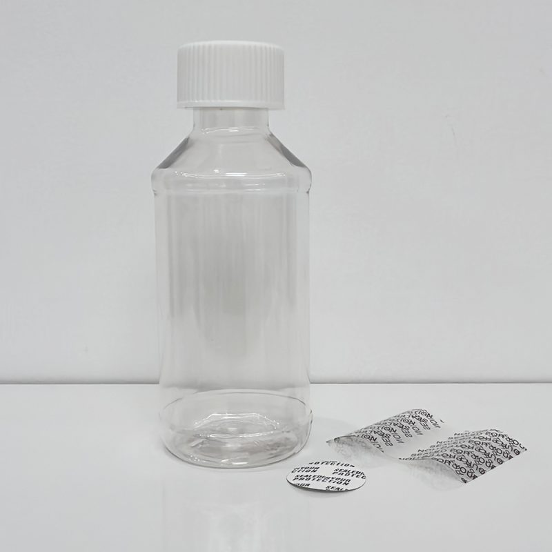 4 oz Clear Round Plastic bottle