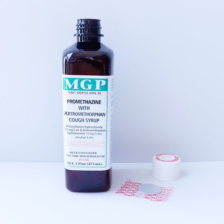MGP Lean 16 Oz Prop Pint Empty Bottle With Label
