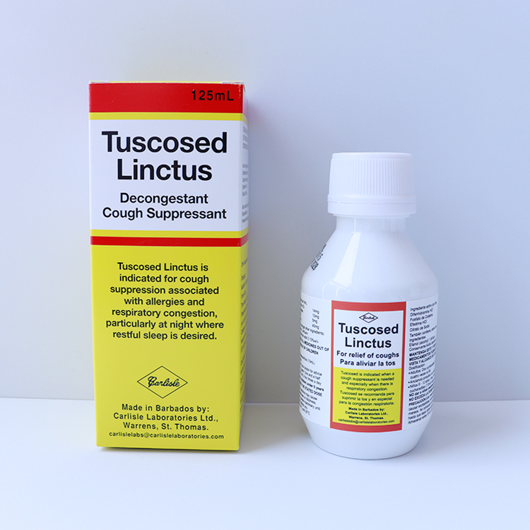 125ml Tuscosed Linctus Bottle